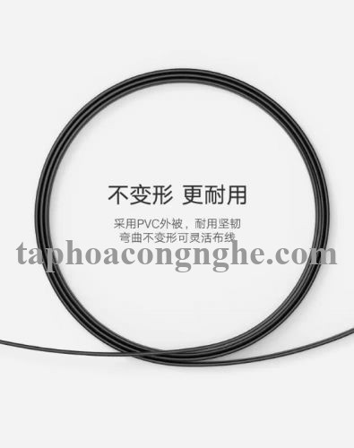 Ugreen 50183 0.5M màu Đen Cáp mạng LAN cat6 UTP dây dẹp NW101 30050183